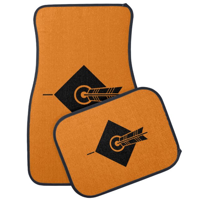 Arrow hit target  Car Floor Mats (Set)
