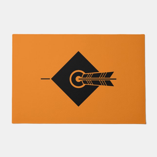 Arrow hit target Doormats (Front)