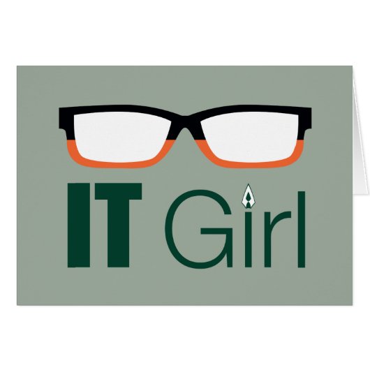 Arrow | IT Girl Glasses Graphic Cards (Front Horizontal)