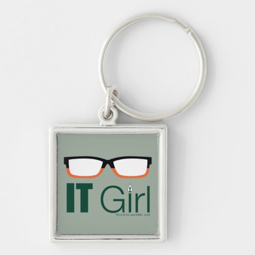 Arrow  IT Girl Glasses Graphic Keychain