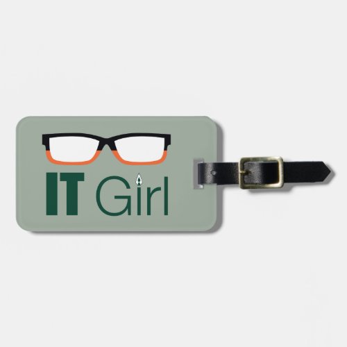 Arrow  IT Girl Glasses Graphic Luggage Tag