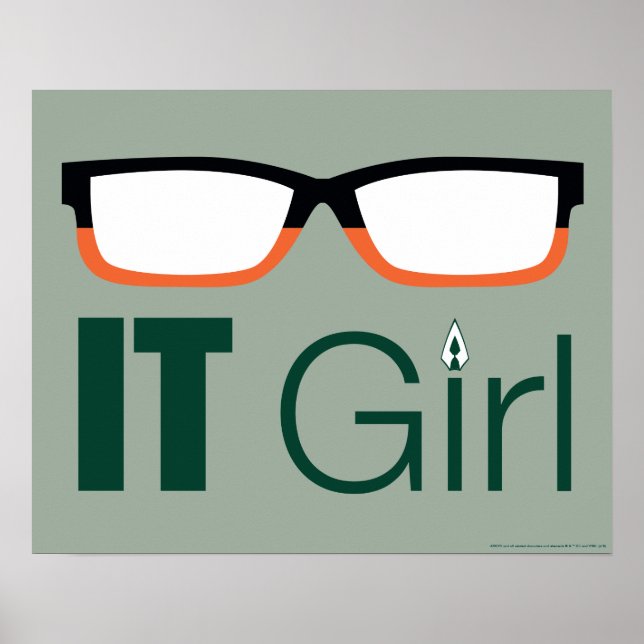 Arrow | IT Girl Glasses Graphic Poster (Front)