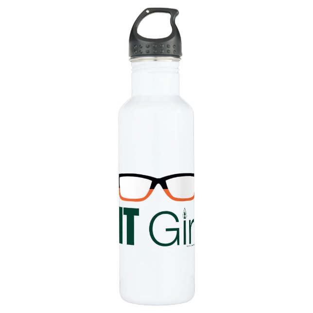 Arrow | IT Girl Glasses Graphic Stainless Steel Water Bottle (Front)