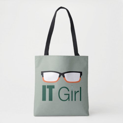 Arrow  IT Girl Glasses Graphic Tote Bag