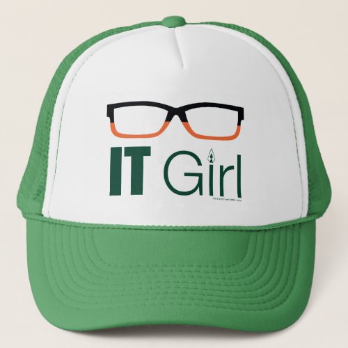 Arrow  IT Girl Glasses Graphic Trucker Hat