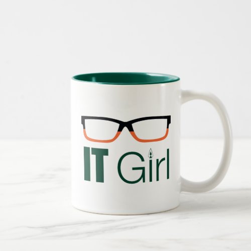 Arrow  IT Girl Glasses Graphic Two_Tone Coffee Mug