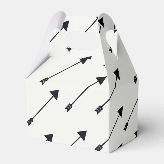 Arrow Pattern Favor Boxes (Front Side)