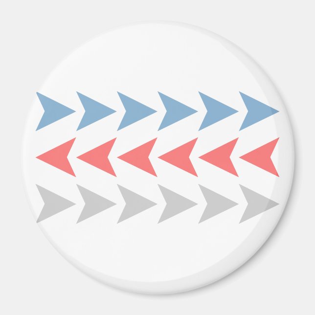 Arrow Pattern Magnet (Front)