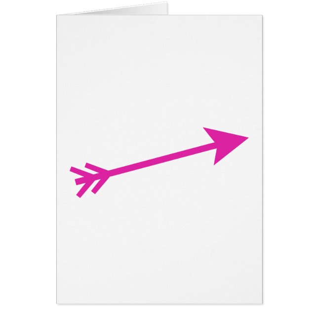 Arrow Pink 15deg The MUSEUM Zazzle Gifts (Front)