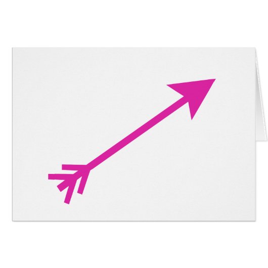 Arrow Pink 35deg The MUSEUM Zazzle Gifts (Front Horizontal)