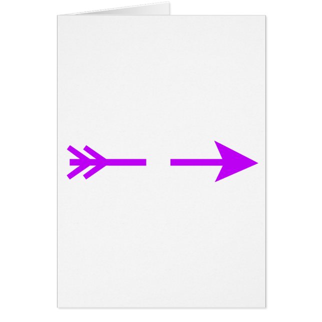 Arrow Purple Lt Broken The MUSEUM Zazzle Gifts (Front)