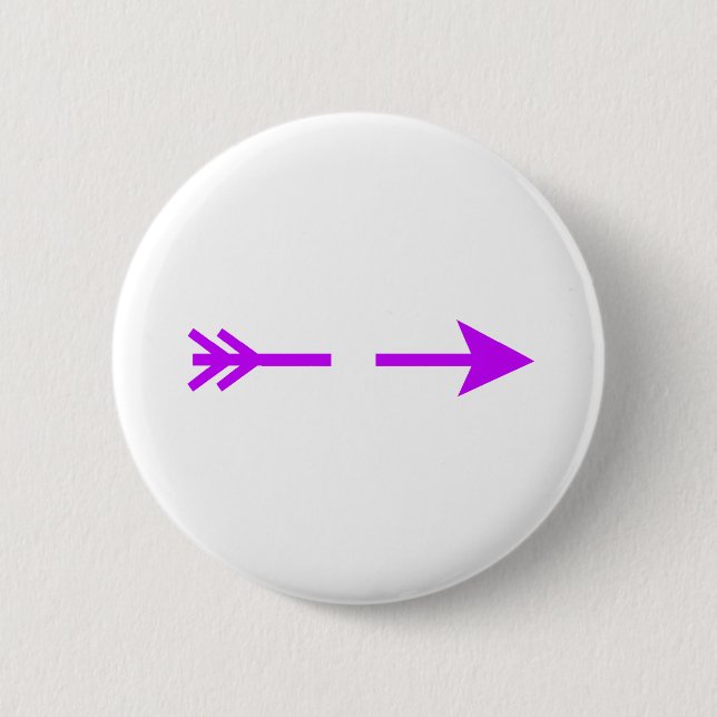 Arrow Purple Lt Broken The MUSEUM Zazzle Gifts Button (Front)