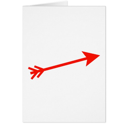 Arrow Red 15deg The MUSEUM Zazzle Gifts (Front)