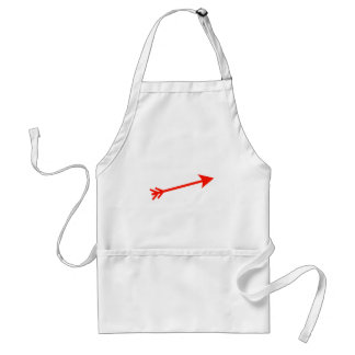 Arrow Red 15deg The MUSEUM Zazzle Gifts Adult Apron