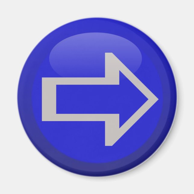 Arrow Right Left Up Down Magnet (Front)