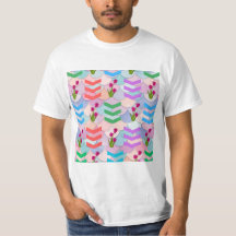 Arrow Shape swith flower Abstract Pattern