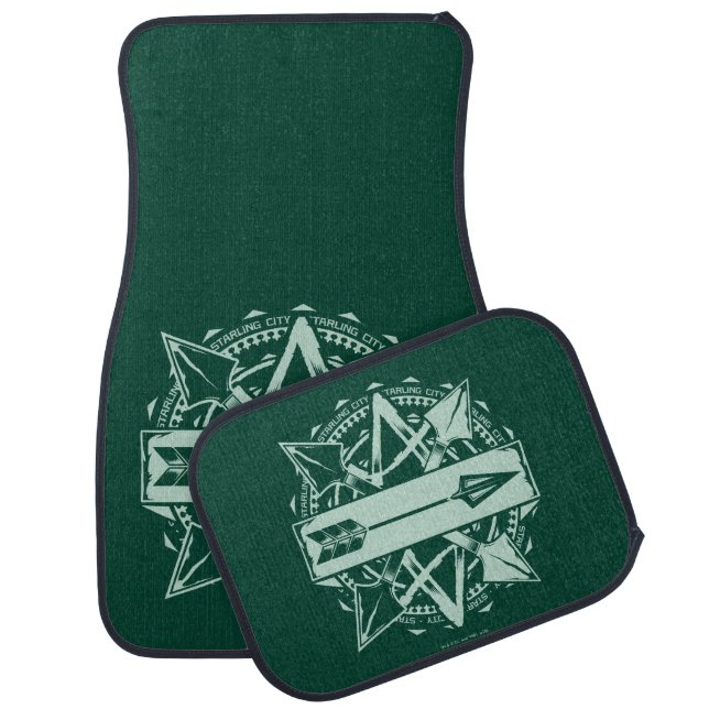 Arrow | Starling City Arrow Badge Car Floor Mat (Set)
