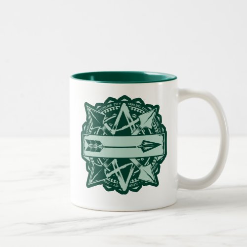 Arrow  Starling City Arrow Badge Two_Tone Coffee Mug