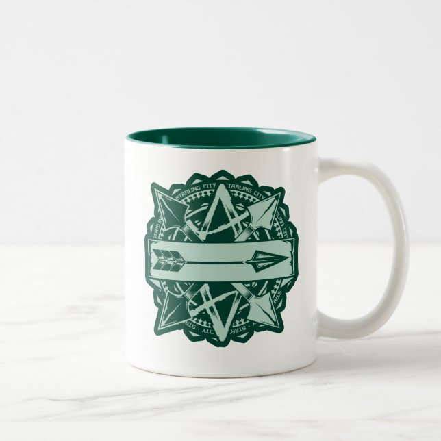 Arrow | Starling City Arrow Badge Two-Tone Coffee Mug (Right)