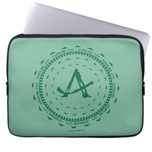 Arrow  Starling City Arrow Logo Laptop Sleeve