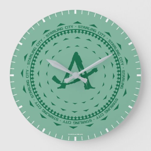 Arrow  Starling City Arrow Logo Large Clock