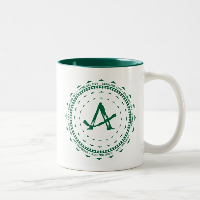 Arrow | Starling City Arrow Logo Two-Tone Coffee Mug (Right)