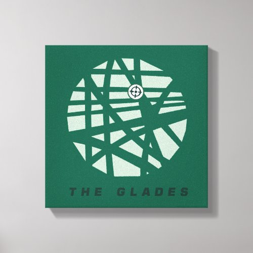 Arrow  The Glades City Map Canvas Print