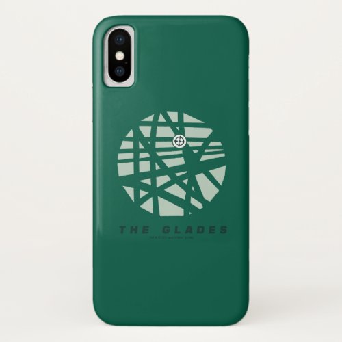 Arrow  The Glades City Map iPhone X Case