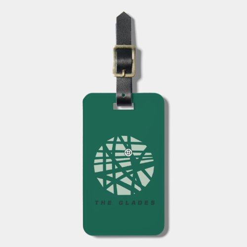 Arrow  The Glades City Map Luggage Tag