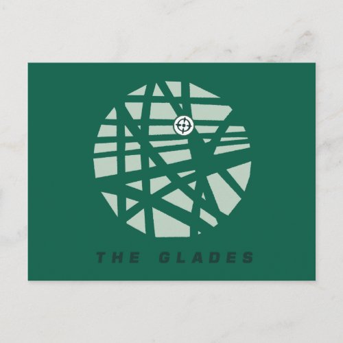 Arrow  The Glades City Map Postcard