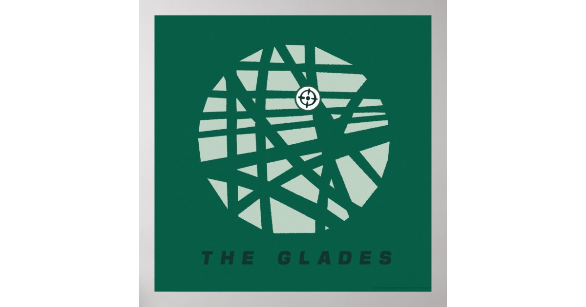 Arrow The Glades City Map Poster Zazzle