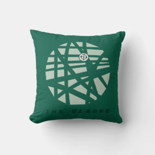 Arrow The Glades City Map Throw Pillow