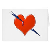 Arrow through the heart (Front Horizontal)