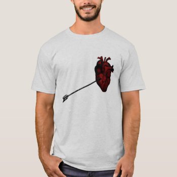 Arrow To The Heart T-shirt by Sharksvspenguins at Zazzle