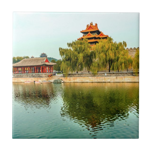 Arrow Tower | Forbidden City moat Ceramic Tile (Front)