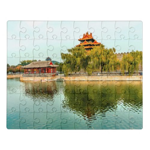 Arrow Tower  Forbidden City moat Jigsaw Puzzle