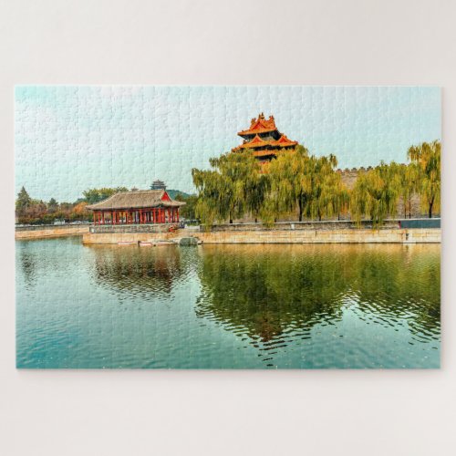 Arrow Tower  Forbidden City moat Jigsaw Puzzle