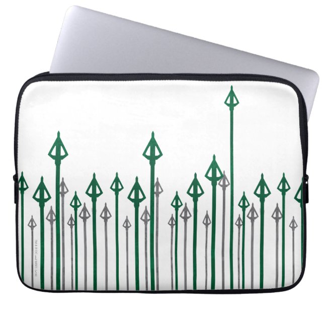 Arrow | Vertical Arrows Graphic Laptop Sleeve (Front)