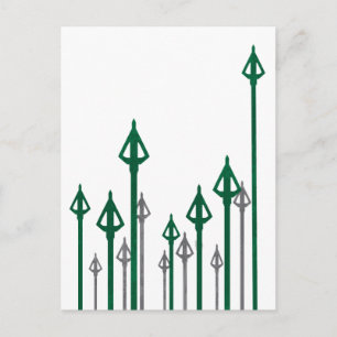 Arrow Vertical Arrows Graphic Postcard