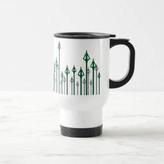 Arrow | Vertical Arrows Graphic Travel Mug
