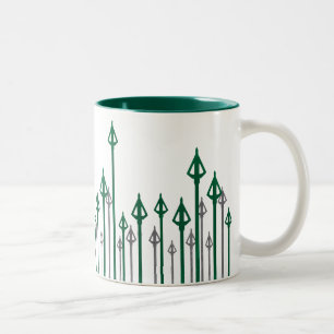 Arrow Vertical Arrows Graphic Two-Tone Coffee Mug