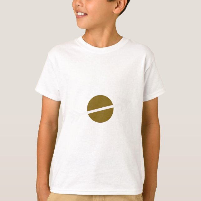 Arrow White 15deg The MUSEUM Zazzle Gifts T-Shirt (Front)