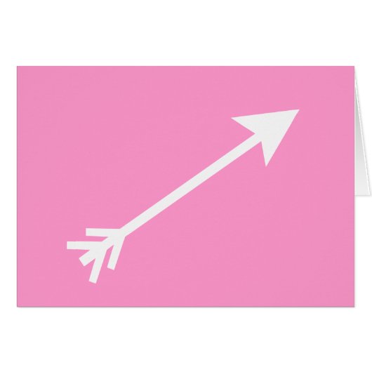 Arrow White 35deg The MUSEUM Zazzle Gifts (Front Horizontal)