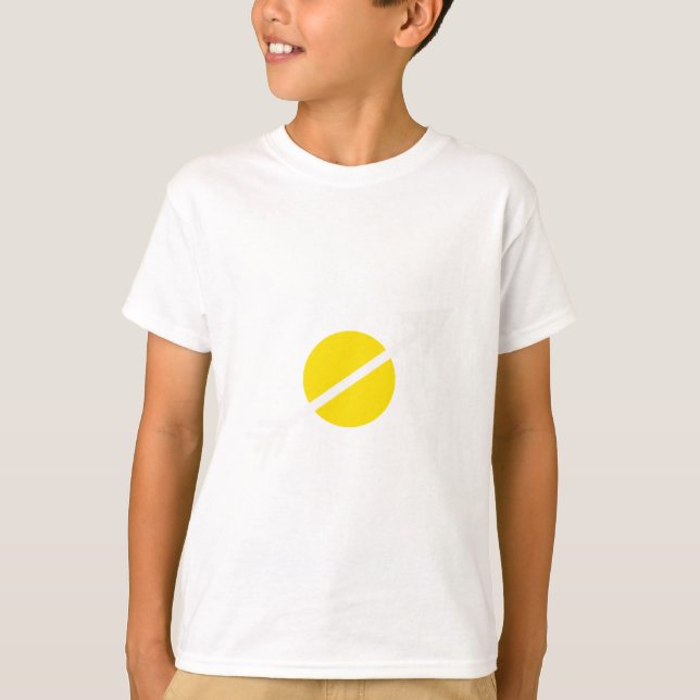 Arrow White 35deg The MUSEUM Zazzle Gifts T-Shirt (Front)