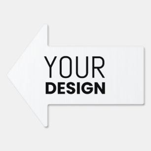 Arrow Yard Sign [Avail in Different Shapes & Size]
