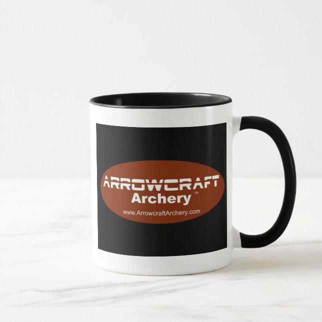 Arrowcraft Archery Mug with black handle (Right)