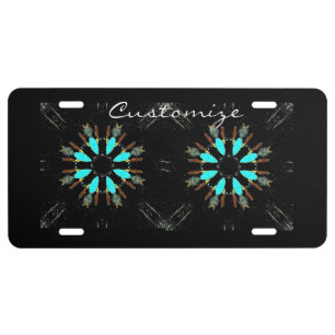 Arrowhead Feathers Pow-wow Thunder_Cove License Plate