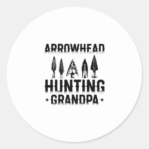 Arrowhead Hunter  Arrowhead Hunting Gift Ideas Classic Round Sticker