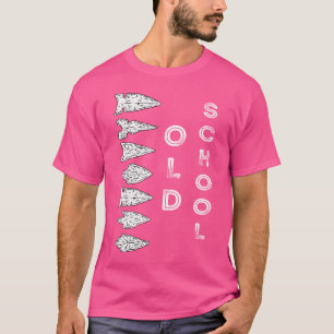 Arrowhead Hunter Old School Arrowhead Hunter Colle T-Shirt