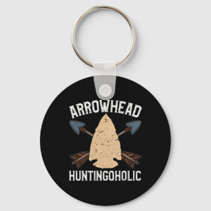 Arrowhead Hunter Shirt Funny Arrowhead Huntingohol Keychain